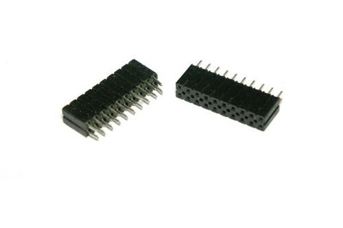 20-Pin 2X10 Dual Row PCB Socket-0.100" Pitch